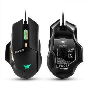 RGB Optical Wired 3V 500Hz 25uA Ergonomic Gaming Mouse