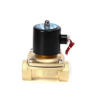 Electric Driving Mode Brass Plunger Solenoid Valve 1/2" Point with ISO 9001