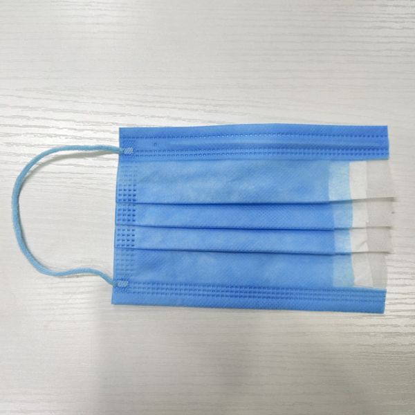S&J 4Ply Protective Preventive Disposable Face Mask Respirator Medical Surgical Ear Loop Daily Use Hospital School Sapphire Blue