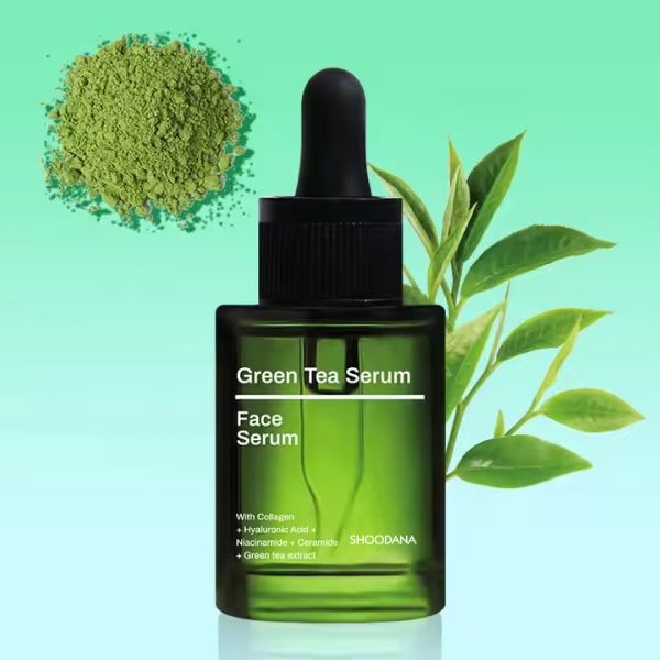 Buy Customizable Moisturizing Hyaluronic Acid Green Tea Serum ODM Anti Acne at wholesale prices