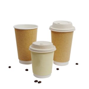 Disposable takeaway paper cup wholesale customized biodegradable hot cold drink
