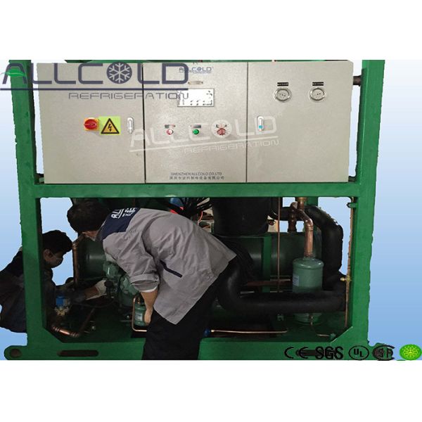 Buy Sanitary Tube Industrial Ice Making Machines With Danfoss Refrigeration Parts at wholesale prices