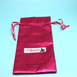 Satin Hair Extension Storage Bag , Small Size Jewellery Packaging Pouch