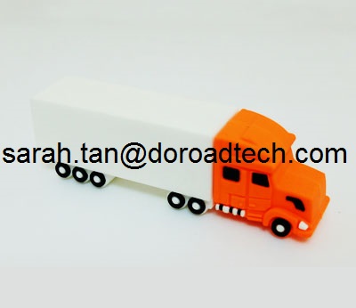 Promotional Mini Truck Shaped USB Flash Drive, 100% True Capacity A Grade Chip