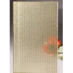 Laminated Mesh Laminated Glass For Window Glass With Unique Design