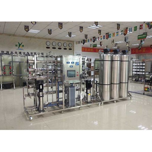 Semiconductor Double Stage 1000 LPH Ro System With Softener