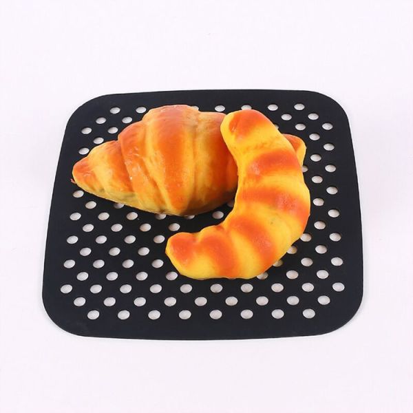 Oil Proof Silicone Kitchen Tool Air Fryer Liners Non Stick Foldable Customized