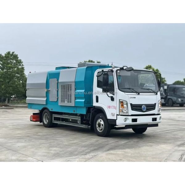 Pure Electric Vacuum Sanitation Cleaning Truck Dongfeng Sweeper Truck