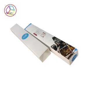 Recycled Cardboard Gift Boxes Vimineous Shape Customized Logo Printing