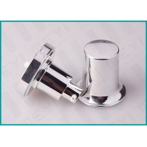 All Shiny Silver 20/410 Treatment Pump , Customized Cream Pump For Lancome