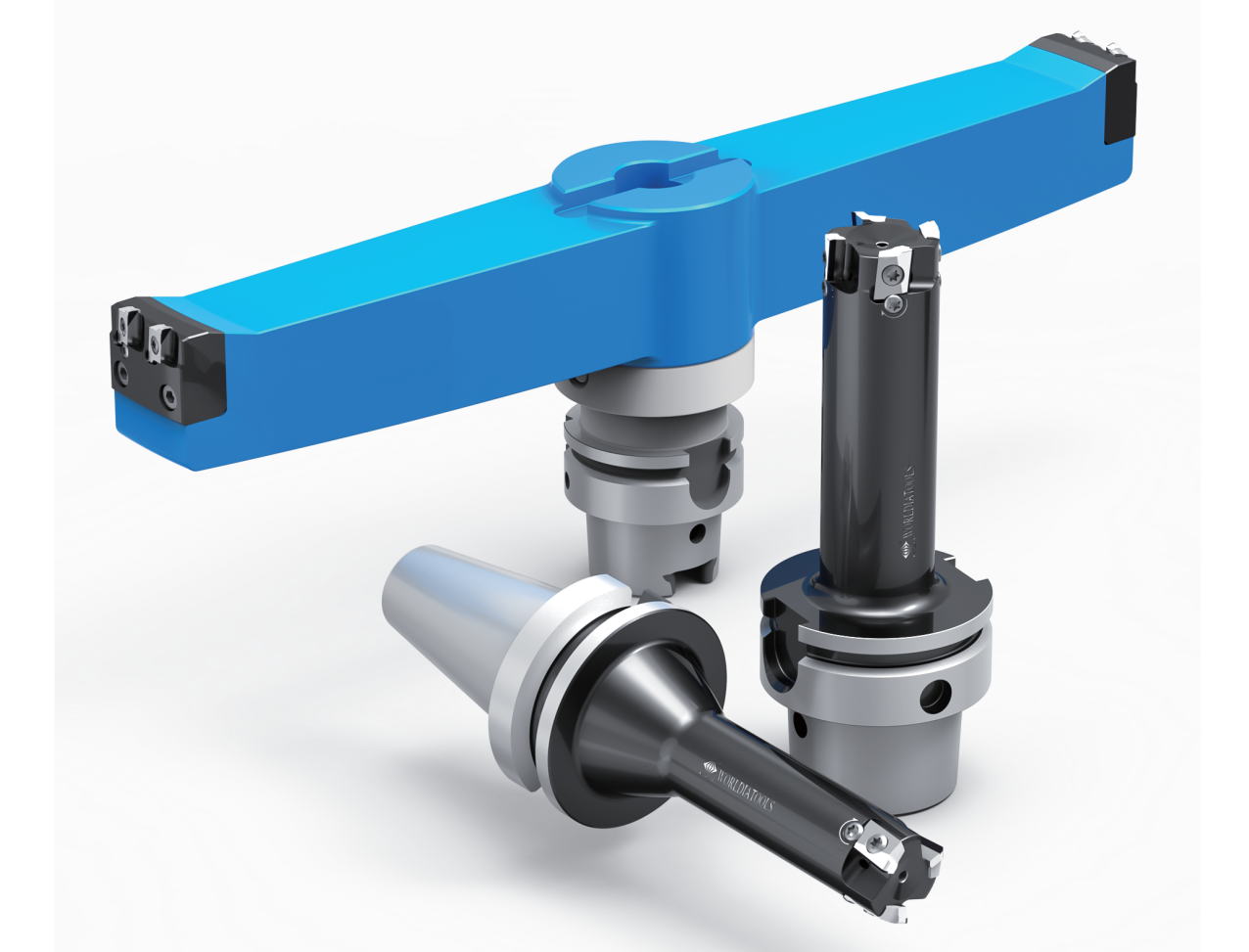 Straight Shank PCD Indexable Milling Cutter Dia 25mm To 32mm