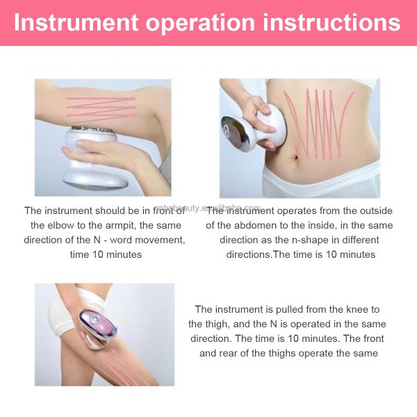 Mini 3 In1 LED Vacuum Cavitation Body Slim Machine Ultra Weight Loss Device