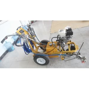 Quality Cold Paint Single Gun Pavement Striping Machine Airless Spraying Road Marking Equipment for sale