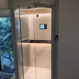 China Emergency-Stop Hydraulic Home Elevator with 304 Stainless Cabin on sale