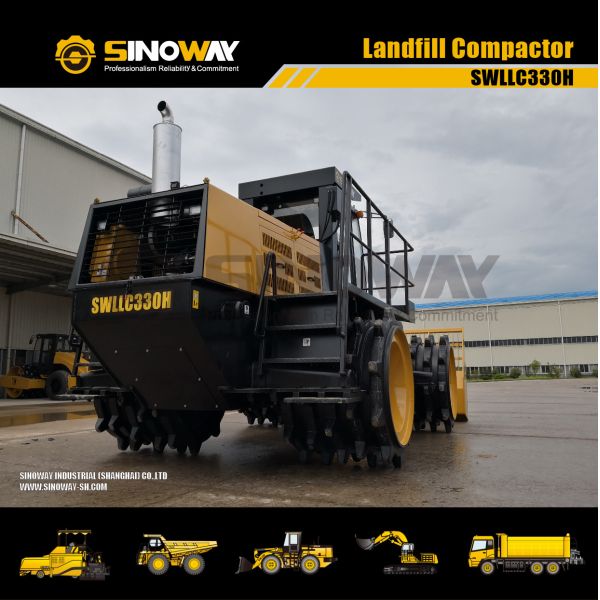 33000kg Operating Mass Heavy Duty Construction Equipment For Landfill Handling