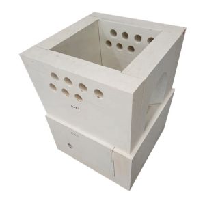 High SiO2 Content Electric Melting Refractory Bricks Azs Brick for White Furnace