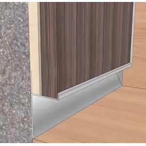 Wall Protector Polished Aluminum Skirting Board Stairs Edge Trim
