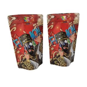 Waterproof and Sturdy Cosmetic Carrying Satchel with Stand Up Zipper