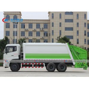 Dongfeng 6x4 18cbm Compressed Garbage Truck for sanitation trash collection