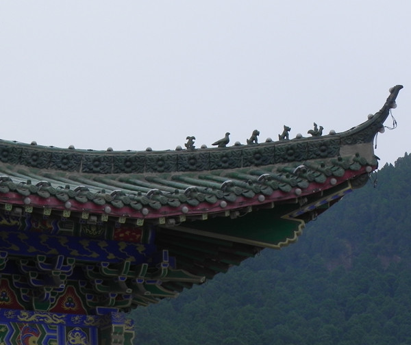 Glazed Architectural Ornamental Clay Ridge Tiles Phoenix Roof Figures