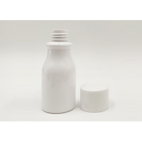 Buy White Color Plastic PET Bottle Packaging For Lady Face Toner at wholesale prices