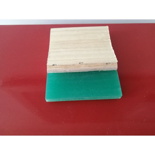 Buy Yellow Screen Printing Squeegee Blades Wooden Handle 75A 40cm Length at wholesale prices