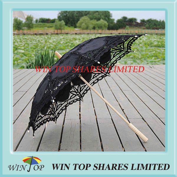 Buy Chinese fashionable black art umbrella at wholesale prices