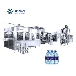 Stable Performance Automatic Water Bottle Filling and Capping Machine 5L Mineral