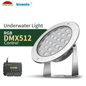 China 36W RGB IP68 SMD3535 Waterproof Led Underwater Light 1450ma on sale