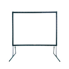 200" Portable mobile projector screen Fast Fold Screens With Front White / Grey