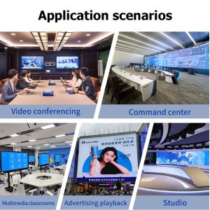 8x9 Seamless Video Wall Controller with 3.5mm Audio Extraction and 9-Channels