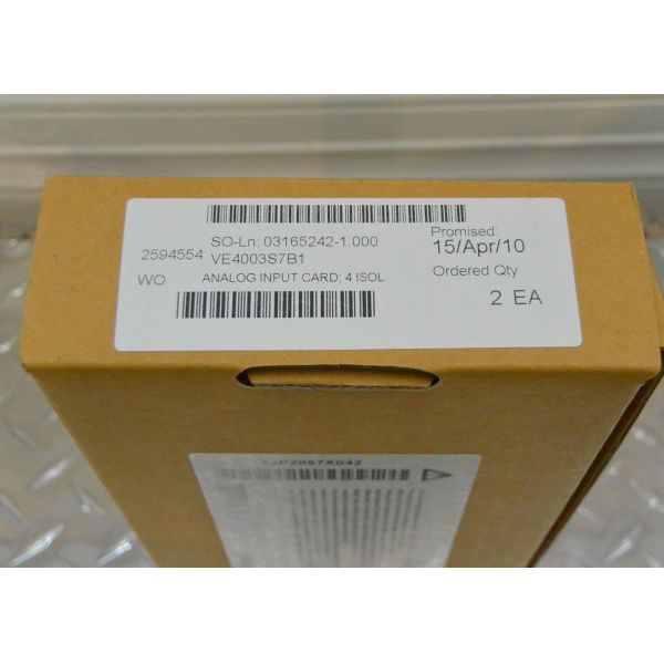 EMERSON VE4003S7B1 Isolated Input Terminal Block Easy Operational Process