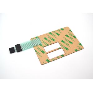 Metal Dome Membrane Switch LED , Embossed Tactile Membrane Keyboard