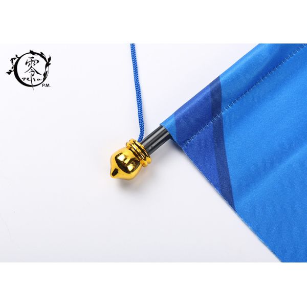 Soccer Team Sublimation Printed Multicultural Flag Banners UV Fade Resistant Uruguay Polyester