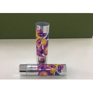 120g CAL Laminated Round Toothpaste Tube Packaging With Metallic Effect