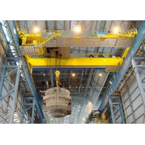 Steel Plant Ladle Metallurgical Double Girder Overhead Bridge Crane EOT Crane