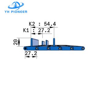 Customizable Flat Top Modular Belt with Flight for Reliable Food Processing