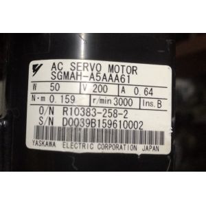SGMAH-A5AAA61D-0Y 3000rpm 50W AC Servo Motor