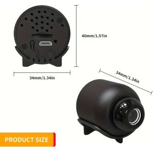 Mini Wifi Security Spy Camera , Mini 1080P HD Wireless Camera With Night Vision