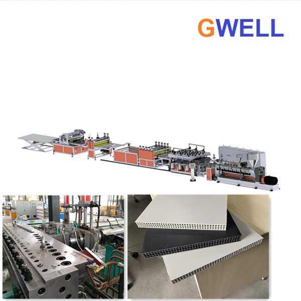 Buy PP Hollow Building Sheet Extrusion Line Plastic Building Board Making Machine at wholesale prices