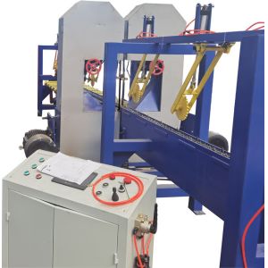 Vertical Double Blades Band Wood Cutting Saw Machine Ssawmill Vertical Band Saw