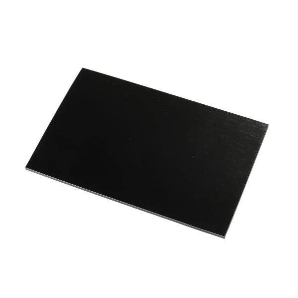 Buy Multipurpose Brushed Black Aluminum Sheet Fireproof Lightweight at wholesale prices