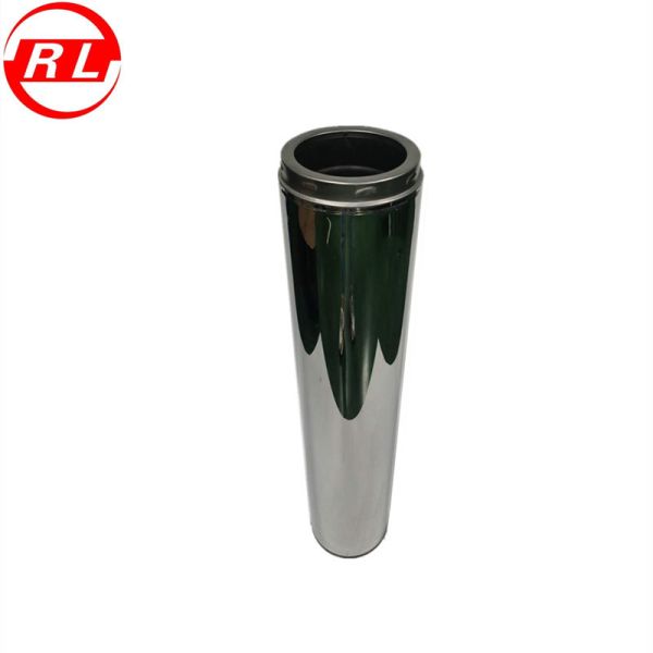 Buy SS316 1000mm Length Steel Twin Wall Straight Chimney Flue at wholesale prices