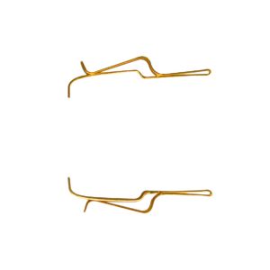 BeCu C17200 Bend PIN 0.25mm Thickness Au Plating Lightweight