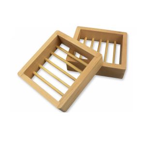 Natural bamboo soap holder/ wood soap dishes