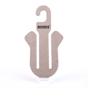 Kraft Cardboard Display Hangers Flip Flop 25mm Cardboard Clothes Hangers