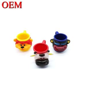 Custom Hight Quality Eco-friendly 3d Figure Cup Ice Cute Cartoon Toy Cream Mug