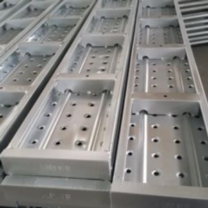 225mm Galvanized Building Platform Scaffolding Equipments Steel Metal Plank