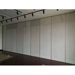White Melamine Surface Sound Proof Wall Partition For Banquet Hall