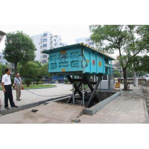 Horizontal Lifting Refuse Garbage Compression Station